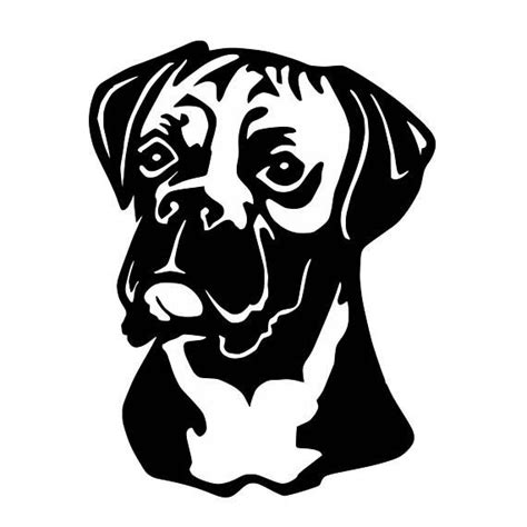 Digi Tizers Boxer Dog Head Svg Studio V3  Boxer Dog Dogs Svg