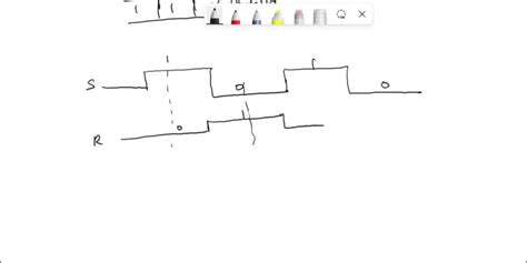 B For A Gated D Latch The Waveforms Shown Below Are Observed In The