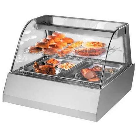 Aurpan SS Glass Hot Food Display Counter For Restaurant Power Consumption Kw At Best Price