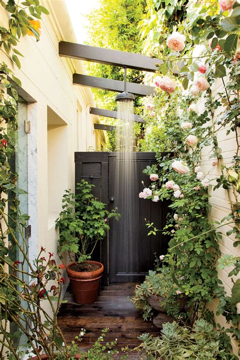 12 Inspiring Outdoor Shower Design Ideas Photos Architectural Digest