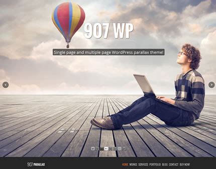 Parallax Scrolling Website Templates Entheosweb