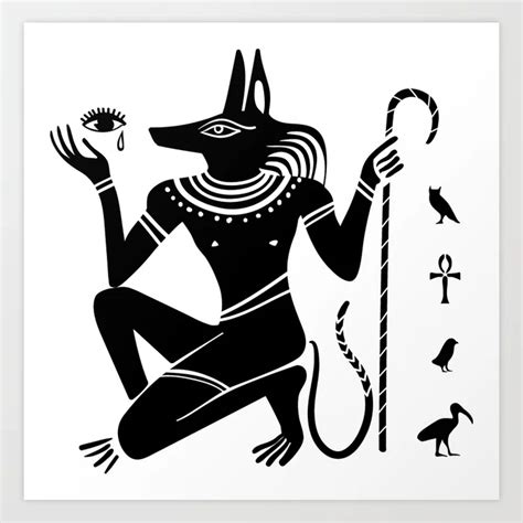 Buy Ancient Egyptian God Anubis With A Dog Head And Ancient Egyptian