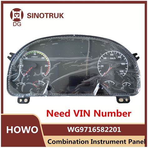 Panel De Instrumentos Combinado WG9716582201 Para Sinotruk Howo Cabina