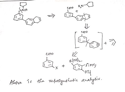 Solved Perform The Following Retrosynthetic Analysis Nh