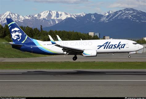 N584AS Alaska Airlines Boeing 737 890 BCF WL Photo By Michael Stappen