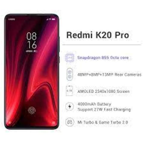 điện thoại Xiaomi Redmi K20 Pro 6G 64G 2sim Cấu hình mạnh cày game