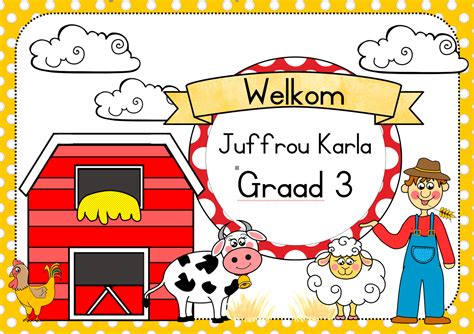 Gratis Deurplakkaat A3 Editable Juffrou 911