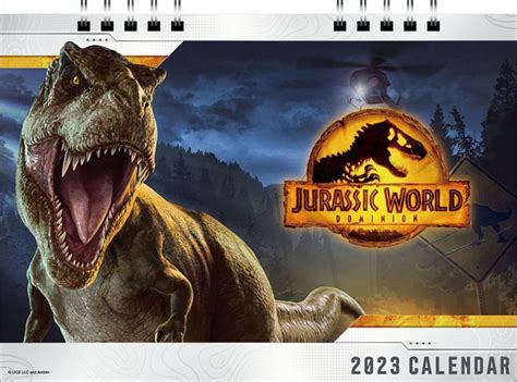 YESASIA: Jurassic World: Dominion 2023 Desktop Calendar (Japan Version) PHOTO/POSTER,CALENDAR ...