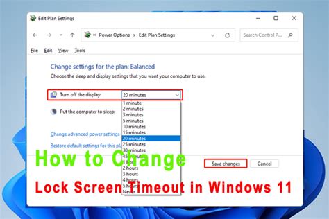 How To Change Lock Screen Timeout In Windows 11 4 Ways Minitool