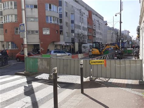 Les Travaux Concessionnaires Mars 2021 T1 Bobigny Val De Fontenay