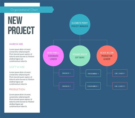 Project Management Organizational Chart Template