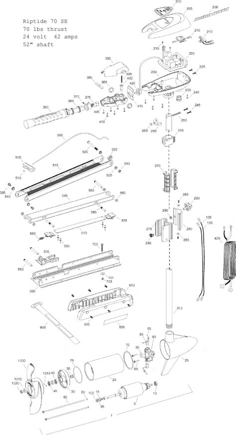 Minn Kota Riptide 70 Se Parts 2013 From