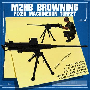 Second Life Marketplace - M2HB Fixed Machine Gun