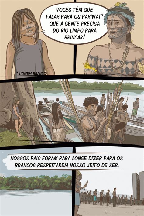 A luta dos índios Munduruku contra hidrelétrica contada visualmente