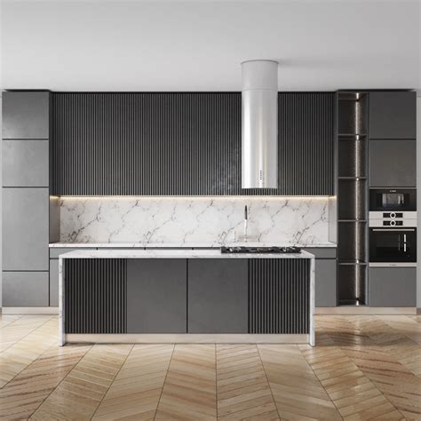 PA Modern Designs MDF Gray Matt Lacquer Kitchen Cabinet China Modern