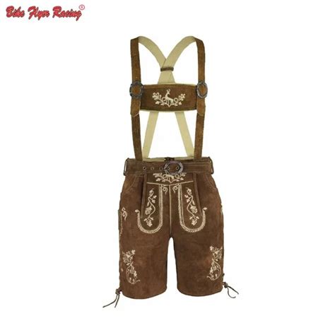 Traditional Men Lederhosen Trouser Traditional Authentic German Outfit