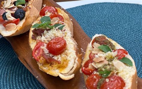 Receita F Cil E R Pido Bruschetta Na Airfryer Para Petiscar De Entradinha