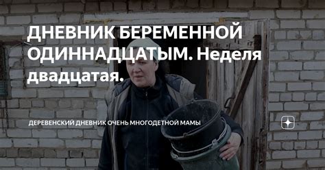 ДНЕВНИК БЕРЕМЕННОЙ ОДИННАДЦАТЫМ. Неделя двадцатая. | ДЕРЕВЕНСКИЙ ...