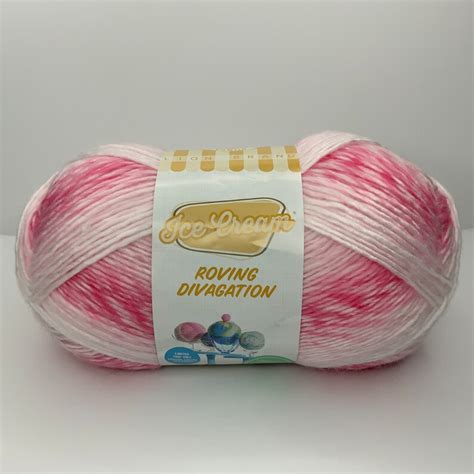 Strawberry Shortcake Ice Cream Roving Yarn Etsy