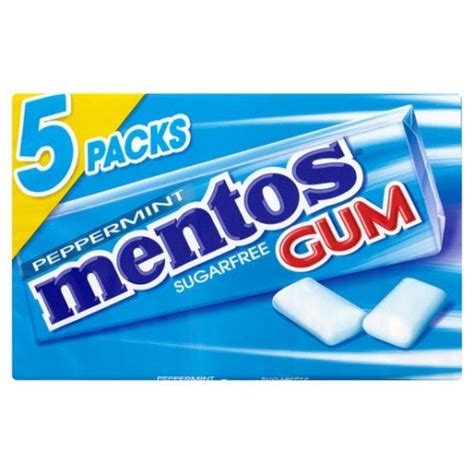 Mentos Pure Fresh Peppermint Gum 5 Pack Now 89p Tesco Hotukdeals