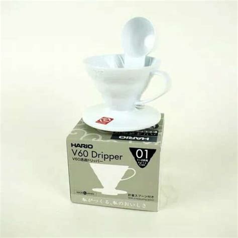 Promo Hario V60 Dripper White Plastic Vd 01w Diskon 35 Di Seller