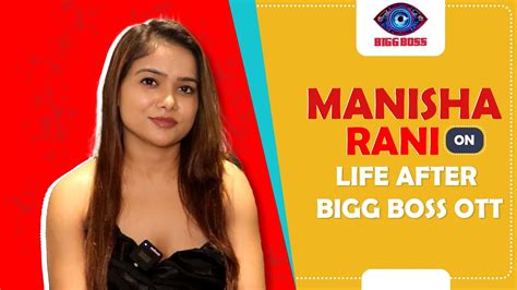 Manisha Rani On Life After Bigg Boss Abhishek Elvish And More Youtube