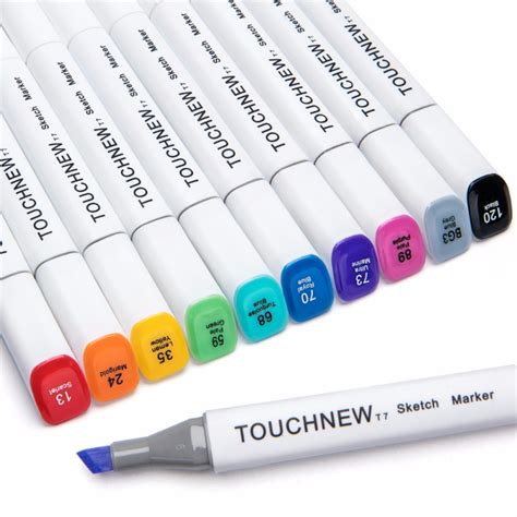 Touchnew T Color Sketch Marker Set Alcohol Based Art Graphic