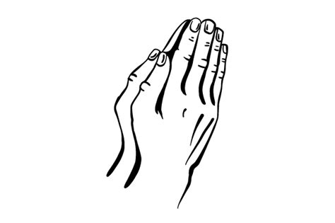 Praying Hands Svg Cut File