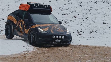 Delta4x4 Tesla Model Y Off Road Build Proves Its Mettle In The Snow