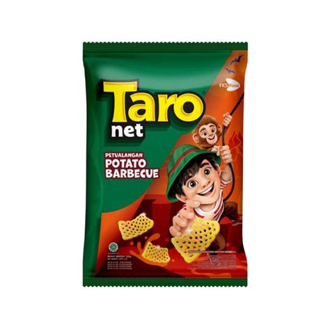 Jual Taro Net Aneka Snack Kemasan Besar Rasa Seaweed Potato Barbeque