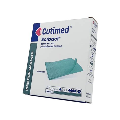 Cutimed Sorbact Kompressen 4 X 6 Cm 6 Stk 6 St Shop Apotheke