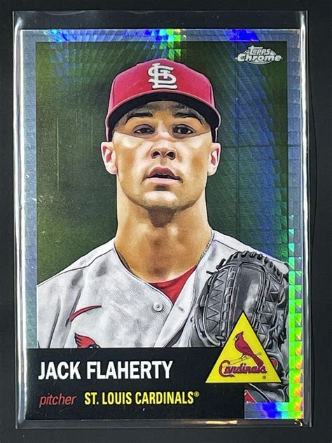 Jack Flaherty Topps Chrome Platinum Anniversary Prism Refractor