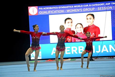 Fig Acrobatic Gymnastics World Cup Podium Training Kicks Off In Capital Photo