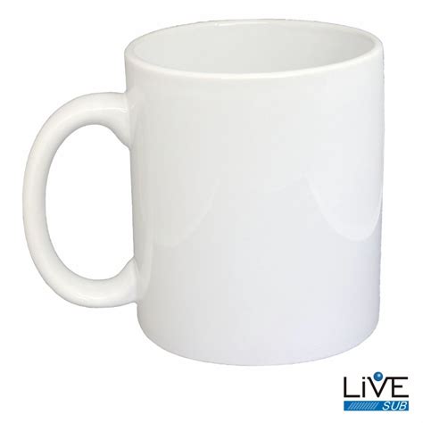 CANECA CERÂMICA BRANCA LIVE 325 ML FAB 319 LJF Works l Fotografia e