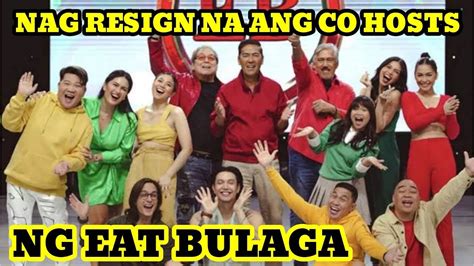 Ibang Eat Bulaga Co Hosts Nag Resign Na Din Sa Tape Incorporated