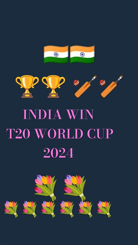 India Win T20 World Cup🏆2024 Cricket Champion Instagram Teamindia 🔥🔥 💐💐 Youtube