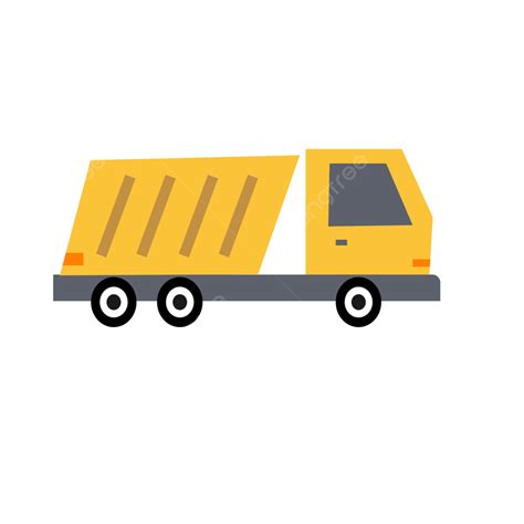 Yellow Loading Truck Clipart Transparent Background, Yellow Truck ...