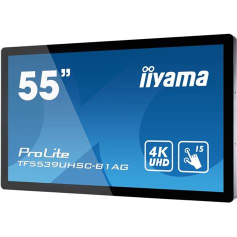 Iiyama ProLite TF5539UHSC B1AG 55 4K Ultra HD Public Display Zwart 4K