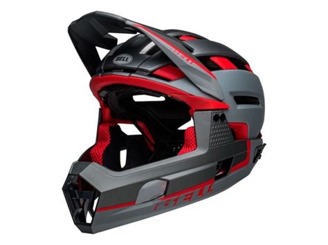 Casco Bell Super Air R Spherical Mips Gris Rojo Ebike On