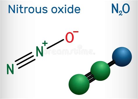 Nitrous Oxide, Molecular Structures, Laughing Gas, 3d Model, Structural ...