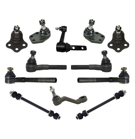 Pitman Idler Arm Upper Lower Ball Joint Tie Rod Kit For Dodge Ram