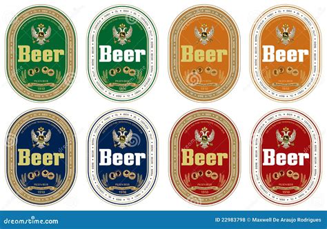 Generic Beer Label Royalty Free Stock Photos Image 22983798