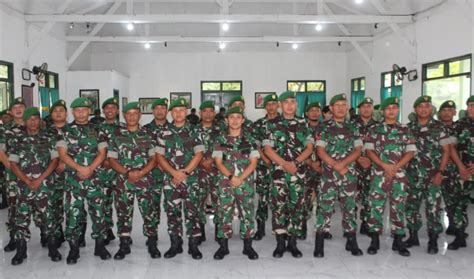 Dandim 0314 Inhil Pimpin Korps Raport Kenaikan Pangkat Periode 1 April 2023