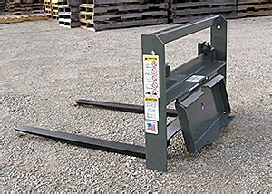 Mini Skid Steer Pallet Forks from Worksaver