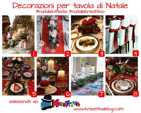 16 Idee Per Decorare La Tavola Di Natale Kreattivablog