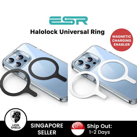 SG ESR Halolock Universal Ring 360 2 Pack Black White Lazada