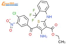 Ethyl 4 Amino 5 4 Chloro 3 Nitrobenzoyl 2 2 Trifluoromethyl Phenyl