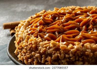 Churros Cake Dulce De Leche On Stock Photo Shutterstock