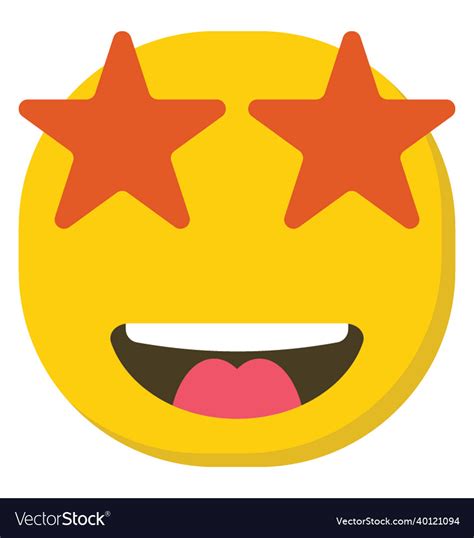 Excited Emoji Royalty Free Vector Image Vectorstock