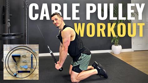 30 MIN UPPER BODY CABLE PULLEY SYSTEM WORKOUT Follow Along YouTube